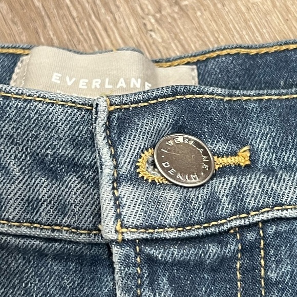 NWT Size 28 Everlane Straight Fit The Original Cheeky Jean High Rise Low Stretch - Picture 7 of 10